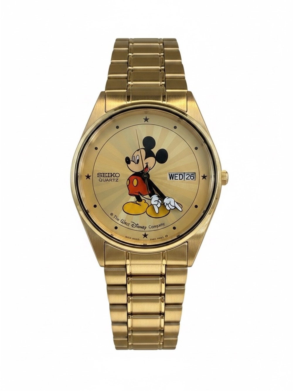 Vintage Seiko Disney Mickey Mouse Quartz Watch – New with Box & Manual